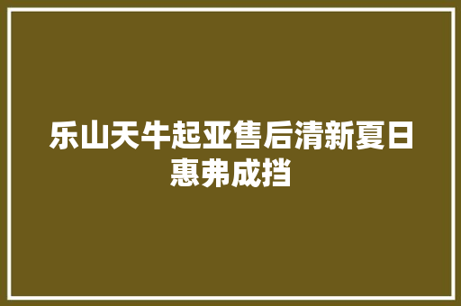 乐山天牛起亚售后清新夏日惠弗成挡