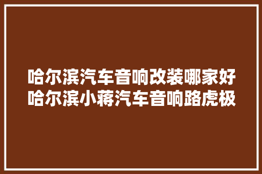 哈尔滨汽车音响改装哪家好哈尔滨小蒋汽车音响路虎极光德高音响