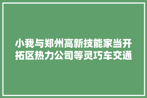 小我与郑州高新技能家当开拓区热力公司等灵巧车交通事件责任轇轕