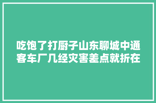 吃饱了打厨子山东聊城中通客车厂几经灾害差点就折在自己人手上