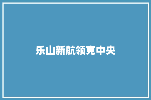 乐山新航领克中央