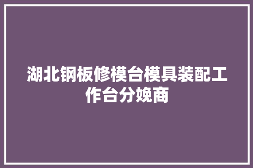 湖北钢板修模台模具装配工作台分娩商