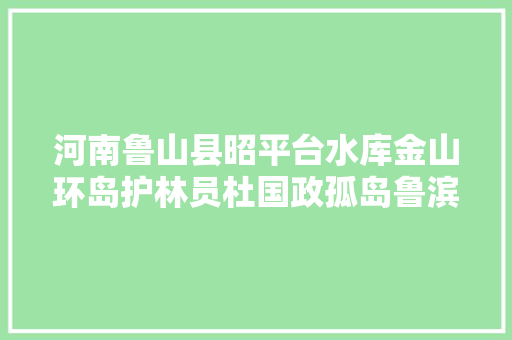 河南鲁山县昭平台水库金山环岛护林员杜国政孤岛鲁滨逊的38年