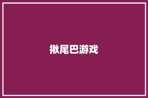 揪尾巴游戏