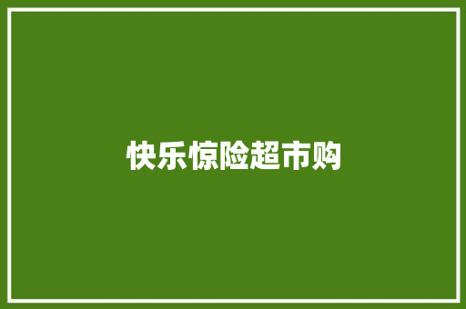 快乐惊险超市购