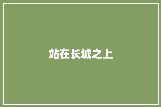 站在长城之上