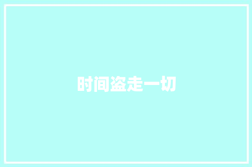 时间盗走一切