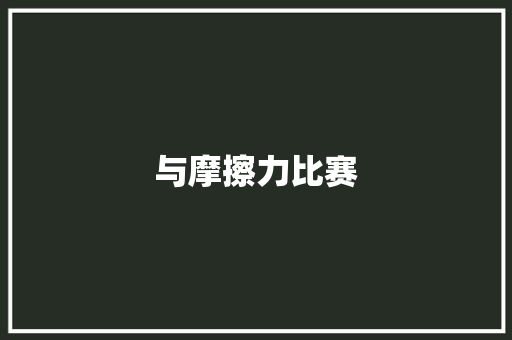 与摩擦力比赛