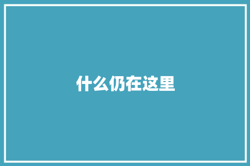 什么仍在这里