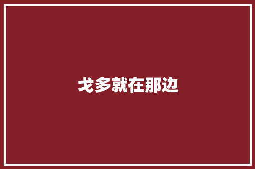 戈多就在那边