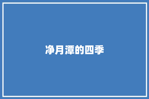 净月潭的四季