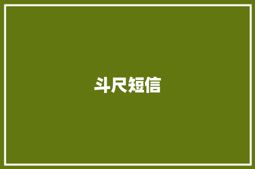 斗尺短信