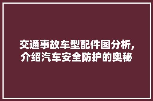 交通事故车型配件图分析,介绍汽车安全防护的奥秘