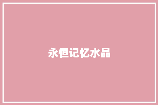 永恒记忆水晶