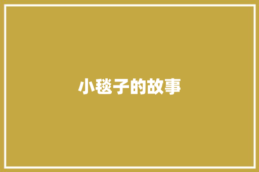 小毯子的故事 知识百科