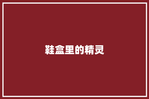 鞋盒里的精灵
