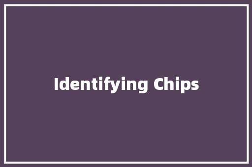 Identifying Chips 知识百科