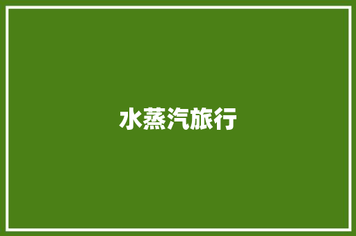 水蒸汽旅行