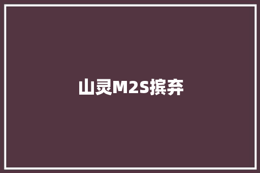 山灵M2S摈弃
