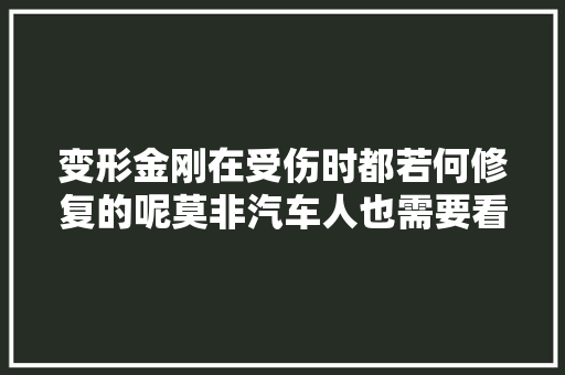 变形金刚在受伤时都若何修复的呢莫非汽车人也需要看年夜夫