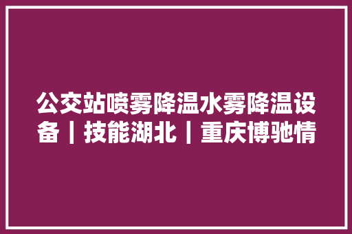 公交站喷雾降温水雾降温设备｜技能湖北｜重庆博驰情形公司