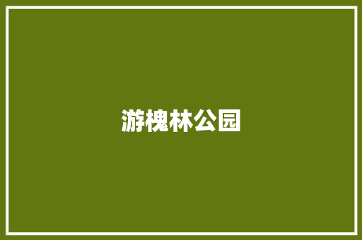 游槐林公园