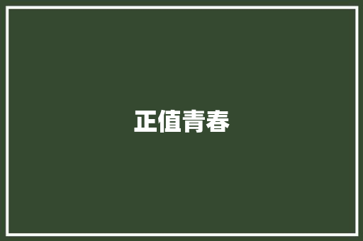 正值青春
