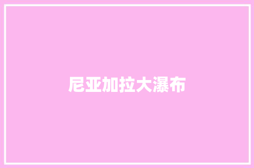 尼亚加拉大瀑布