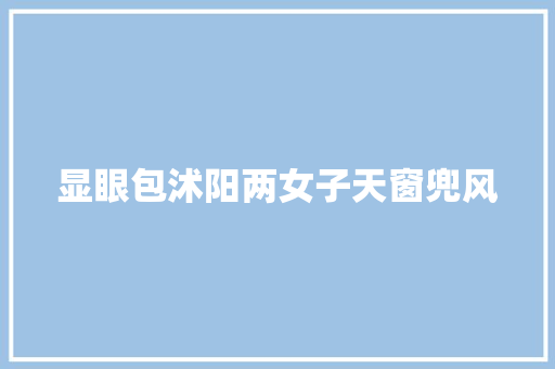显眼包沭阳两女子天窗兜风