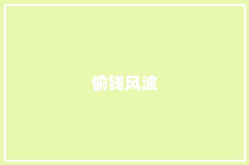 偷钱风波