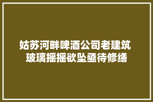 姑苏河畔啤酒公司老建筑 玻璃摇摇欲坠亟待修缮