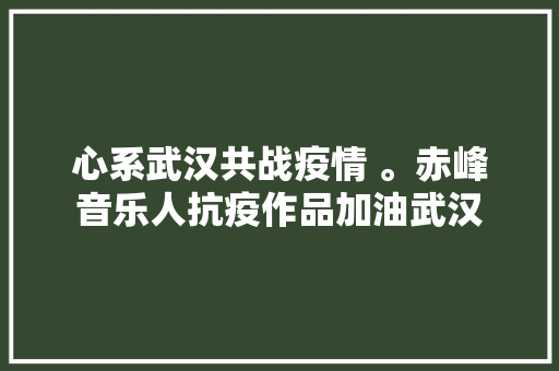 心系武汉共战疫情 。赤峰音乐人抗疫作品加油武汉
