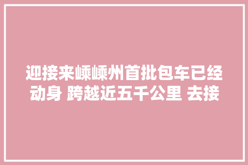 迎接来嵊嵊州首批包车已经动身 跨越近五千公里 去接这些人